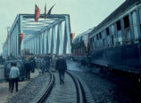 Eröffnung der neuen Rheinbrücke am 23.10.1967 (Foto: Mathes)