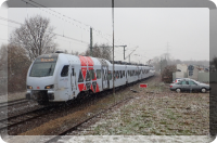 08.02.2021, Philippsburg, RE4 nach Karlsruhe