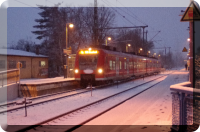 08.02.2021, Philippsburg, S33 Richtung Bruchsal 