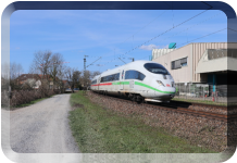 28.03.2021, Graben-Neudorf ICE3 als ICE255